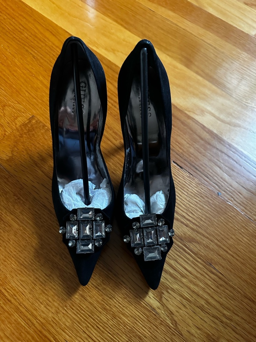 GUESS BY MARCIANO Embellished Pointed-Toe Women's Heels